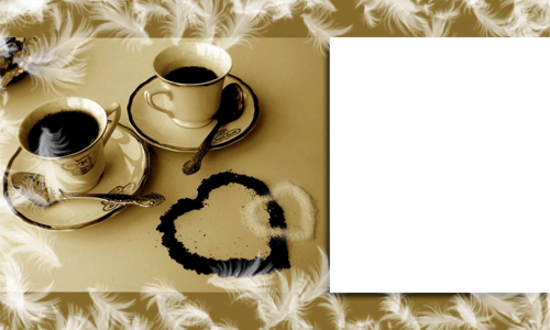 cornice per foto di caffè - cornice per foto di caffè