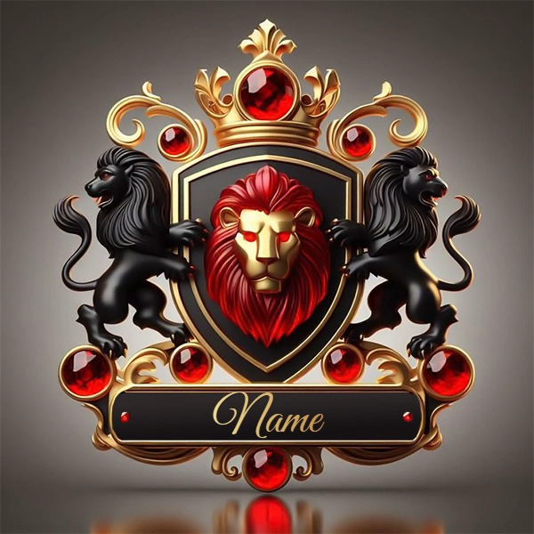 Create Personalized Art with Regal Coat of Arms Design