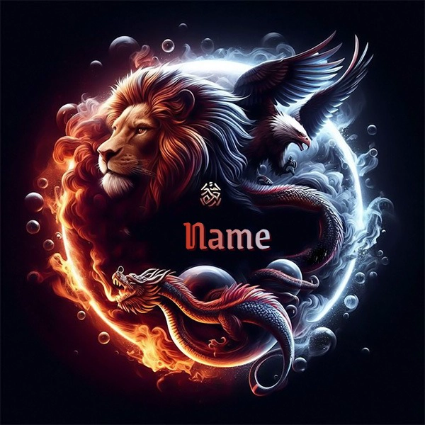 Personalize Mythical Creature Image with Your Name Today