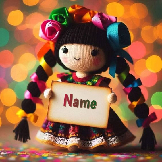 Personalize Your Design with an Adorable Doll Template