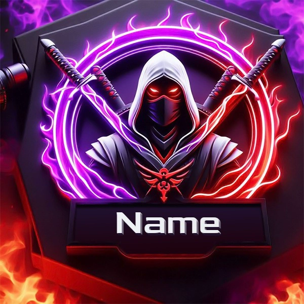 Personalize a Striking Warrior Image with Your Name or Tag