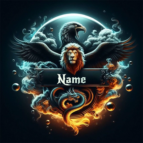 Create a Mythical Emblem with Your Name in Majestic Art
