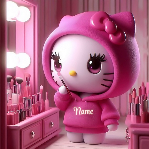 Personalize with Our Adorable Hello Kitty Template Now