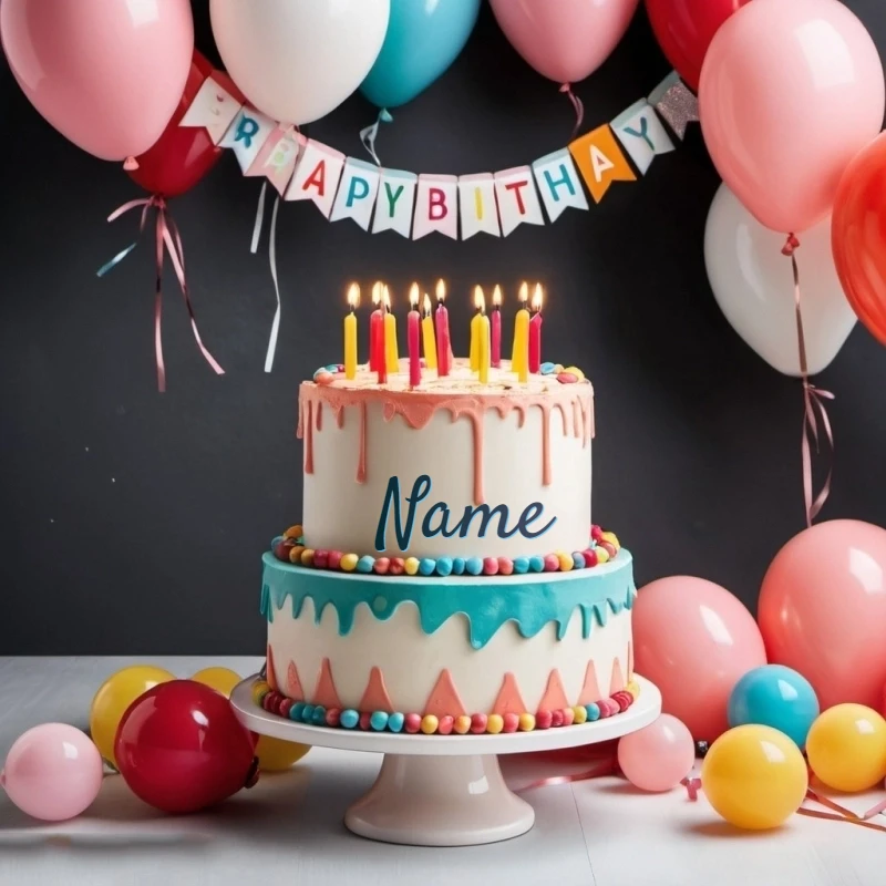 Personalize Birthday Cake Images with Names and Celebrations