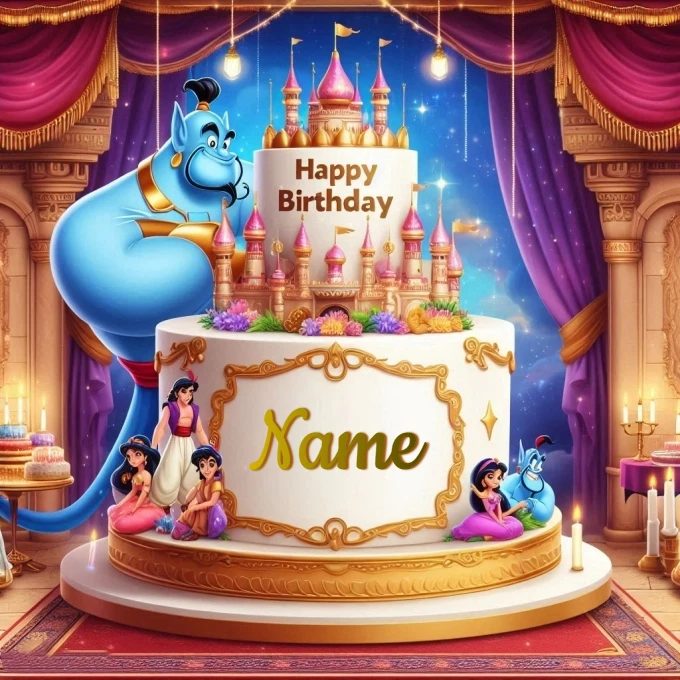 Personalize a Royal Birthday Image with Your Name
