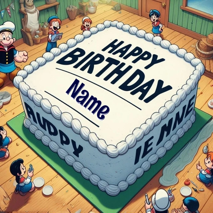 Personalize Birthday Cake Images with Your Name for Kids