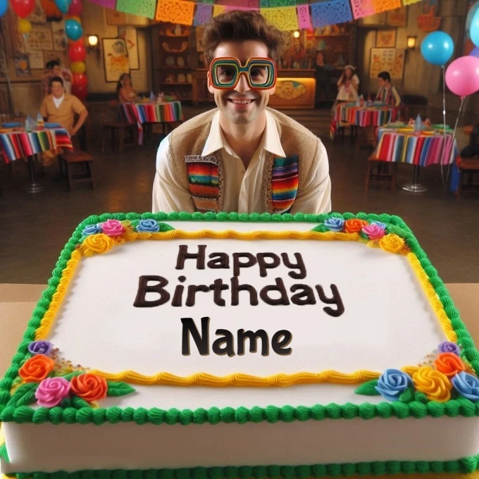Personalize Your Birthday Celebration with Editable Cake Image