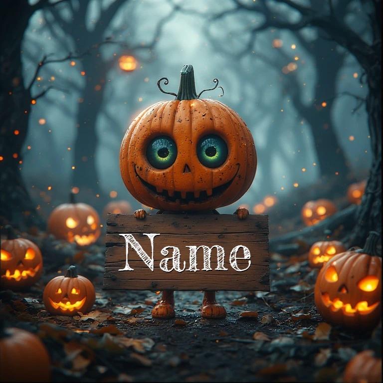 Personalize Your Halloween with a Charming Jack-O'-Lantern