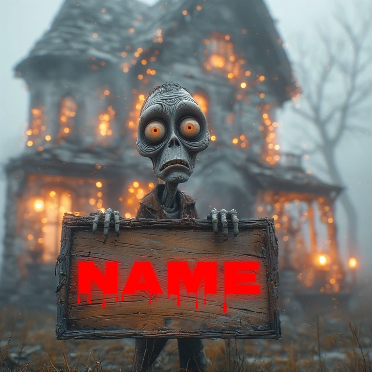 Personalize Your Spooky Zombie Image for Halloween Fun