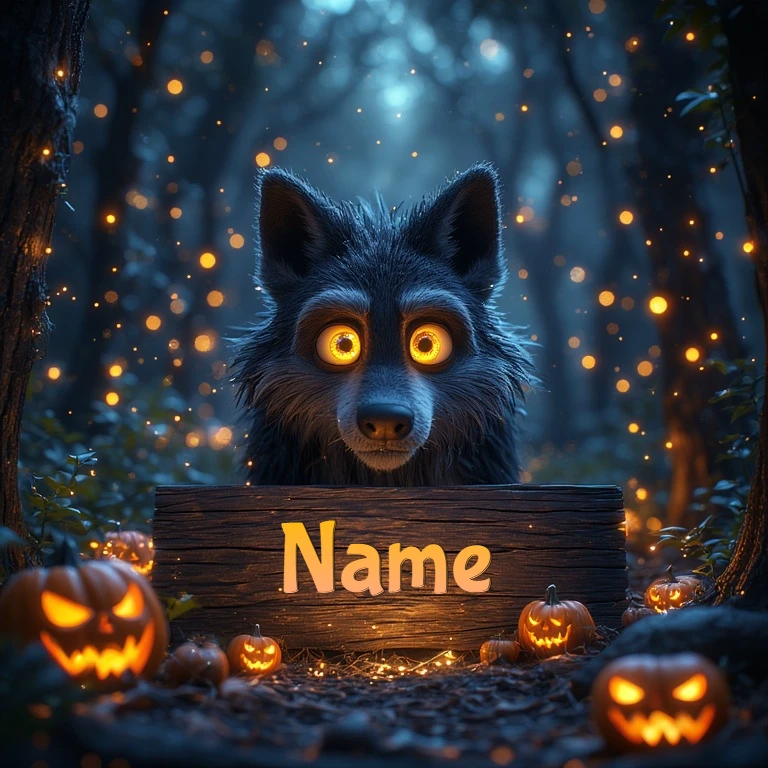 Enchant Your Halloween with a Personalized Werewolf Template