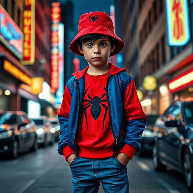 Transform into Spider-Man on a City Street in Dusk Magic