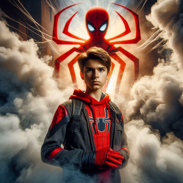 Become a Hero with Our Spider-Man Face Swap Template