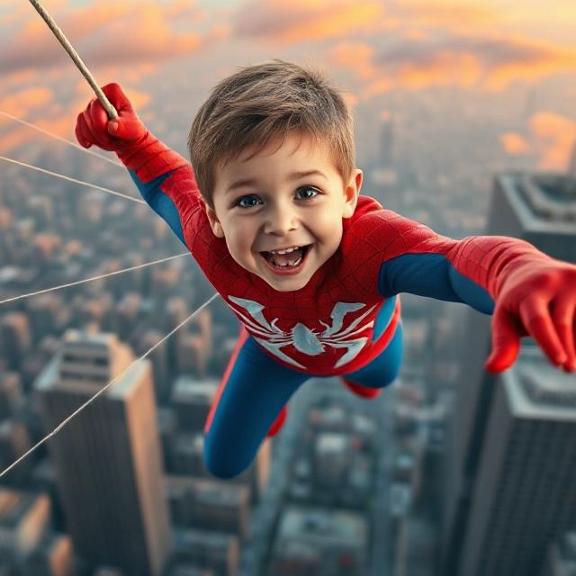 Fly High as Spider-Man with Our Face Swap Adventure