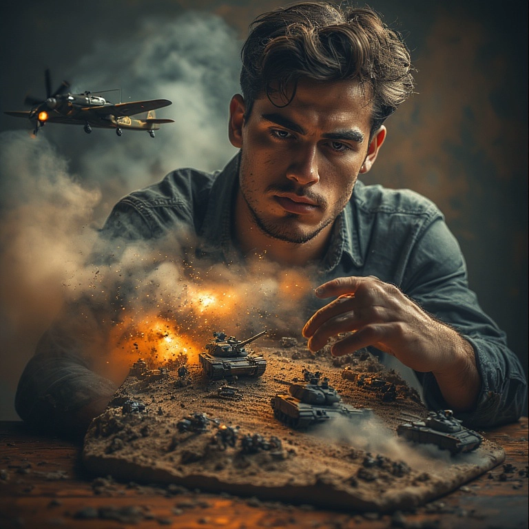 Transform Your Photo into a Dramatic Battlefield Scene