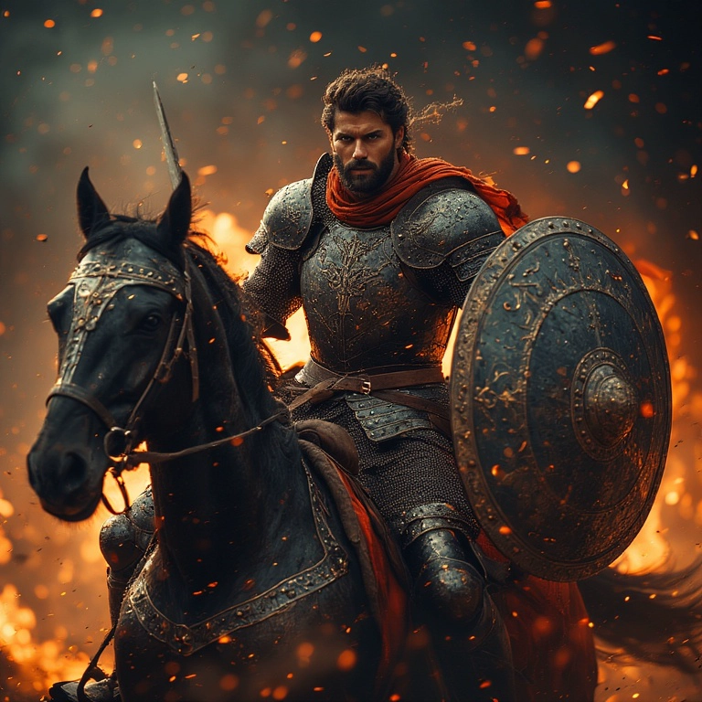 Become a Medieval Knight with Our Epic Face Swap Tool