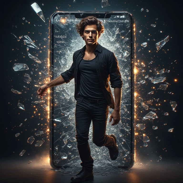 Transform Into a Futuristic Hero with Our Face Swap Template