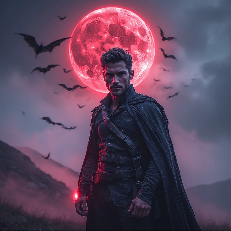 Transform into a Gothic Legend Under a Red Moon