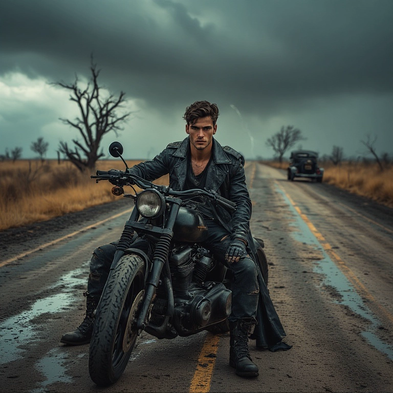 Transform Into a Biker on a Post-Apocalyptic Journey