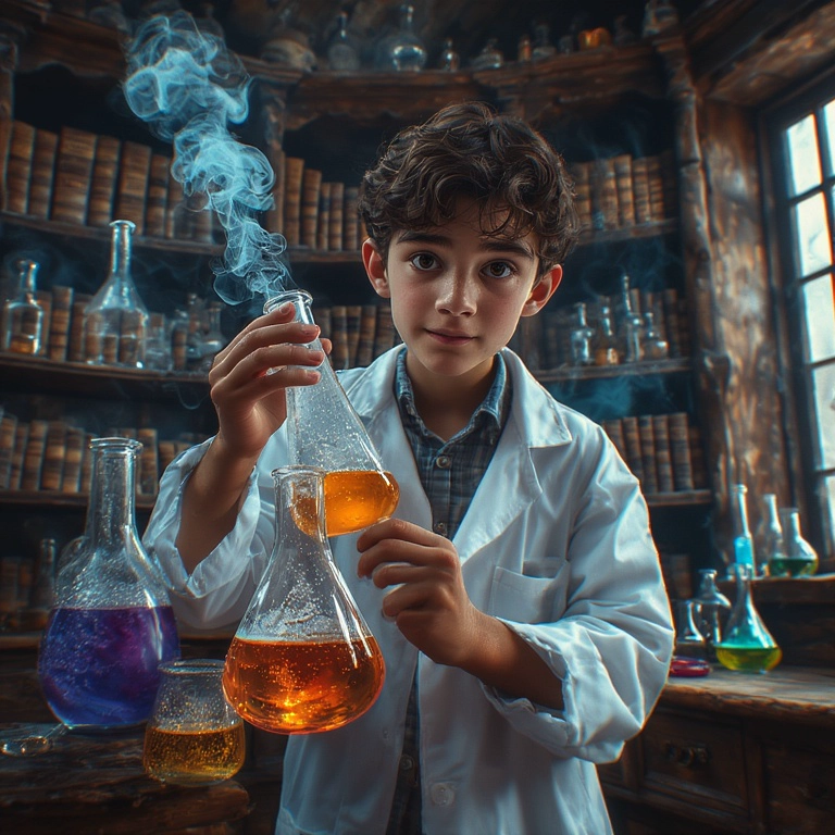 Become a Young Scientist with Our Face-Swap Adventure