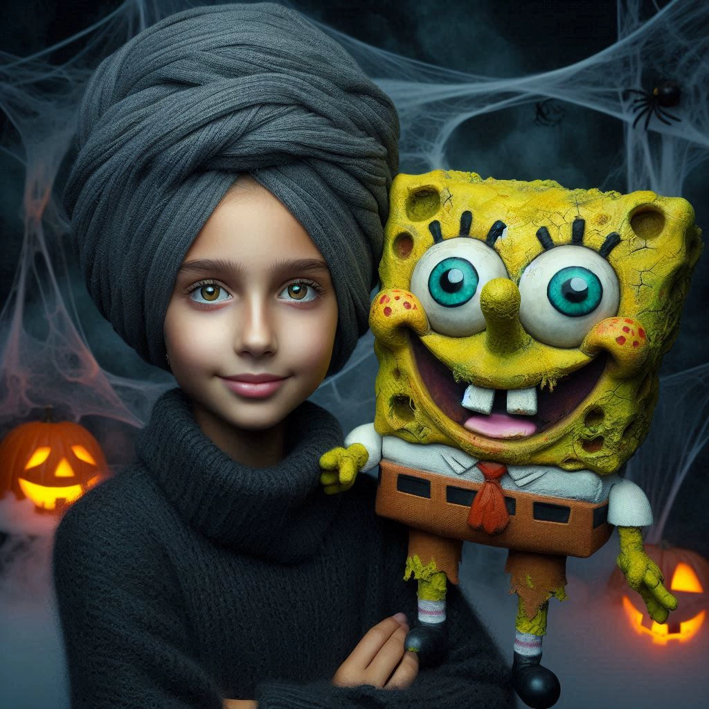 Transform Your Face into a Halloween Adventure with Spongebob