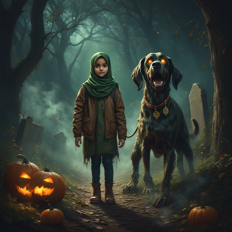 Step into a Spooky Forest Scene with a Face Swap Adventure