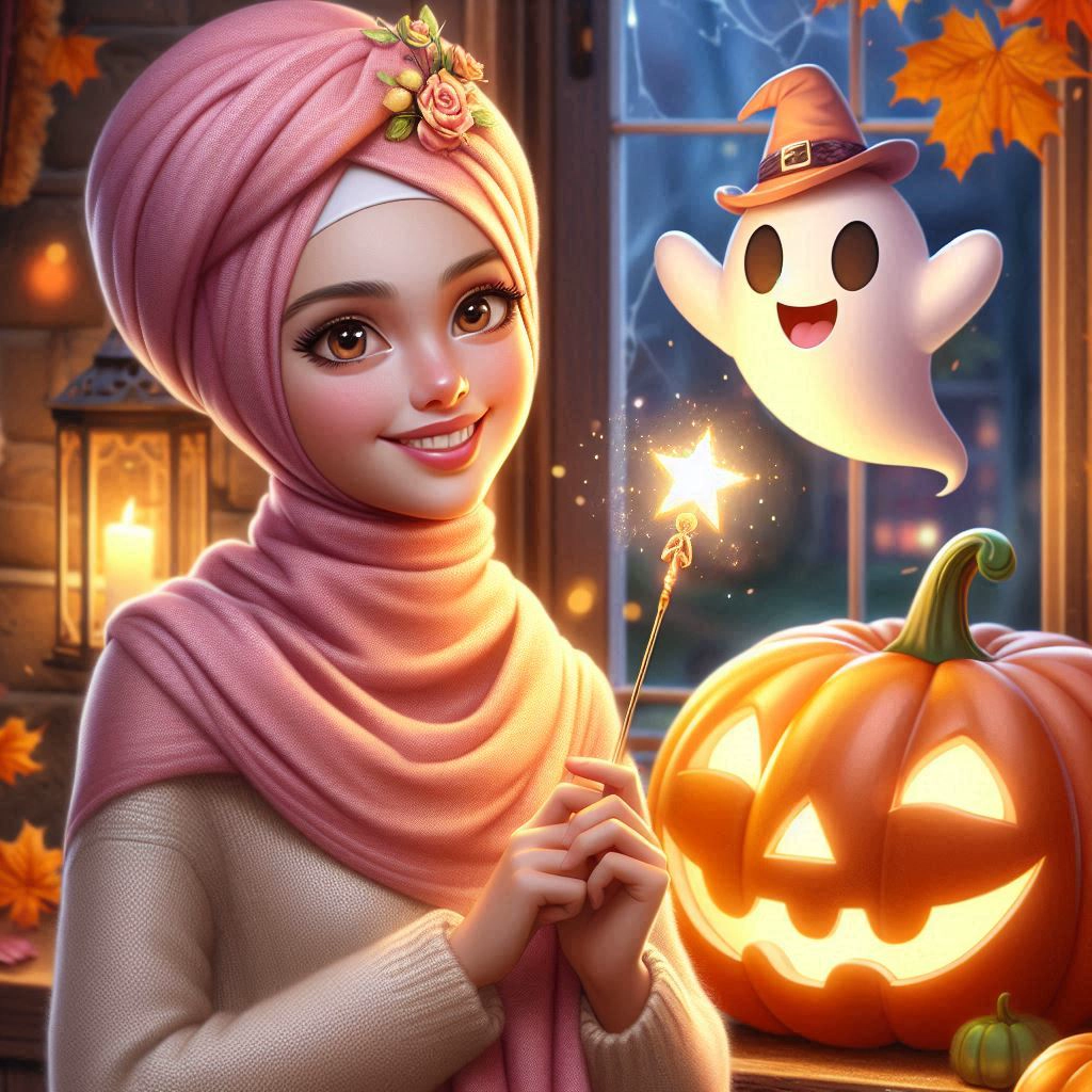 Swap Faces in a Magical Halloween Scene with a Twist