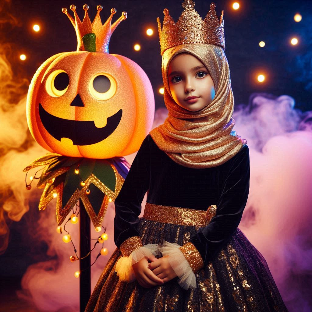 Transform into a Regal Halloween Queen with Our Face Swap