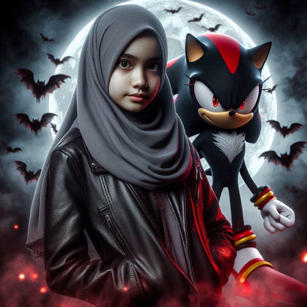 Transform into a Hero in a Dramatic Night Scene