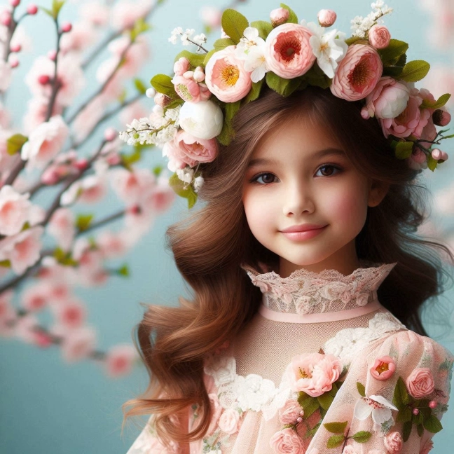 Swap Faces with Flower Princess and Shine with Enchanting Beauty