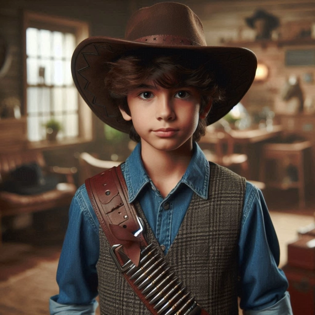 Experience the Stylish Cowboy Look with a Simple Face Swap