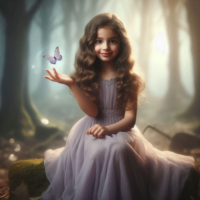 Transform Your Face into a Magical Forest Moment with Butterflies