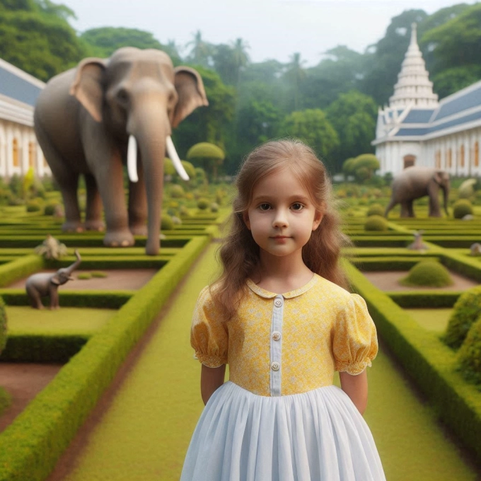 Experience Asian Magic: AI Face Swap with Sacred Elephants