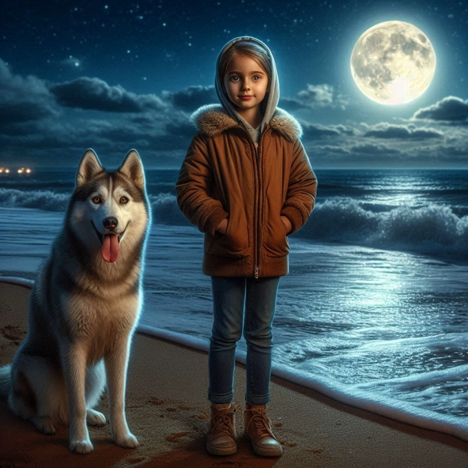 Experience AI Face Swap: Beach Adventure with Your Loyal Dog