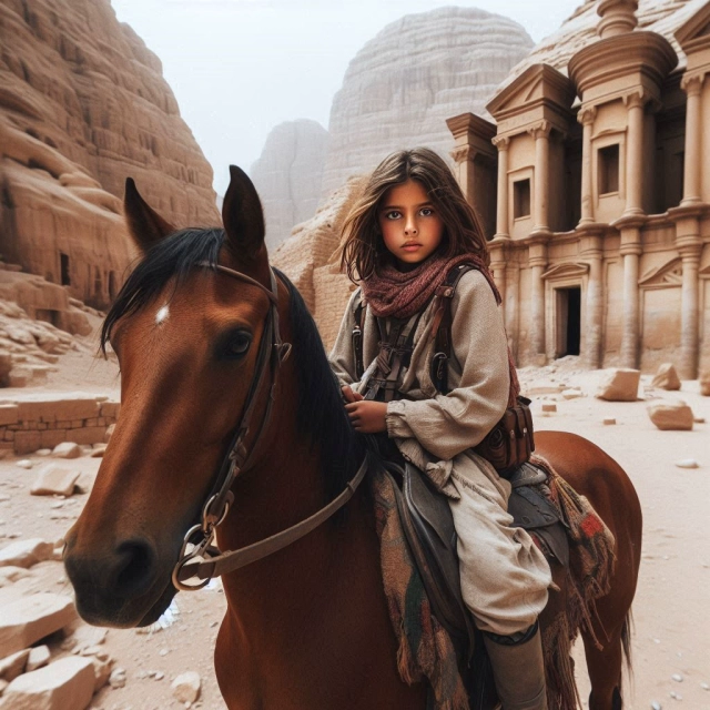 Experience a Face Swap with a Historic Desert Adventure Child