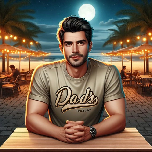 Experience AI Face Swap with a Handsome Beach Look Today