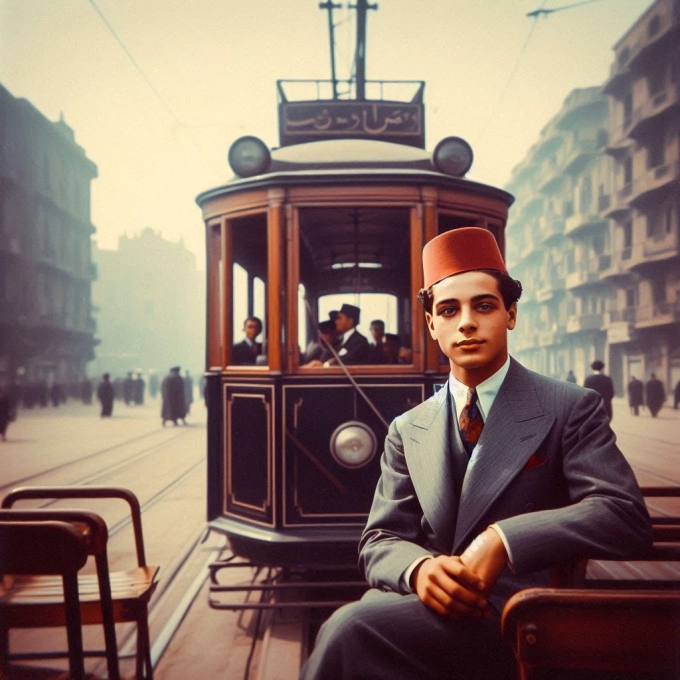 Join Cairo's Street Scene with Easy and Fun AI Face Swap Tool