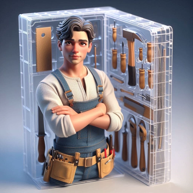 Become a Carpentry Star with Our Fun Face-Swap Tool Today