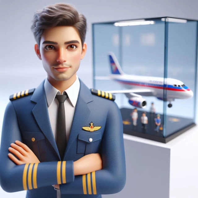 Become a Pilot Instantly by Swapping Your Face on a Cartoon Image