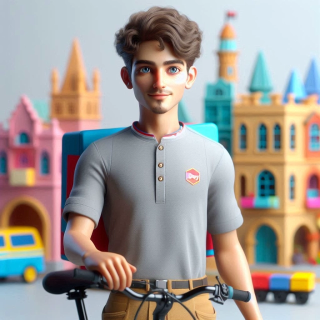 Transform Your Look by Swapping Faces with a Delivery Worker