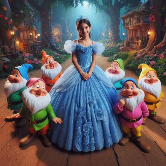 Transform into a Fairytale Princess with Our Face-Swap Tool