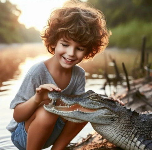 Experience Magical AI Face Swaps with Your Child and Pet Today