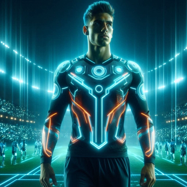 Become a Cyborg Soccer Star Light Up the Field with Your Face