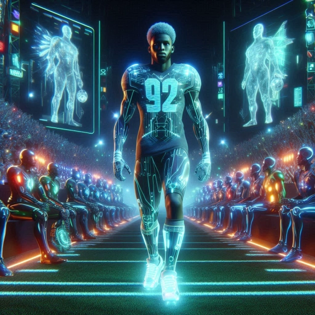 Become a Cyborg Soccer Star Face-Swap for Power and Speed