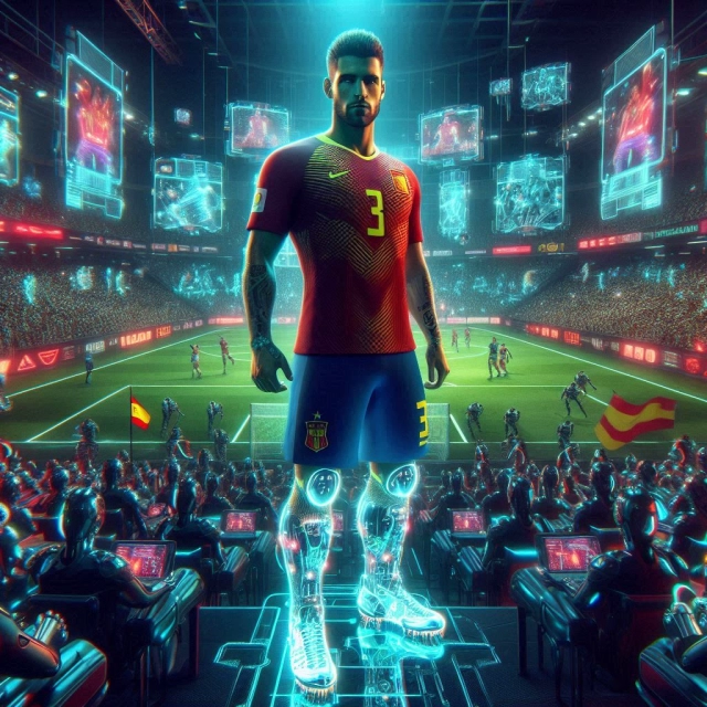 Transform into a Giant Cyborg Player with Face Swap