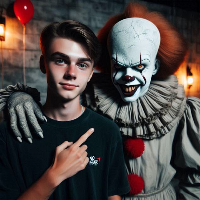 Transform into Pennywise with Face Swap for Ultimate Horror
