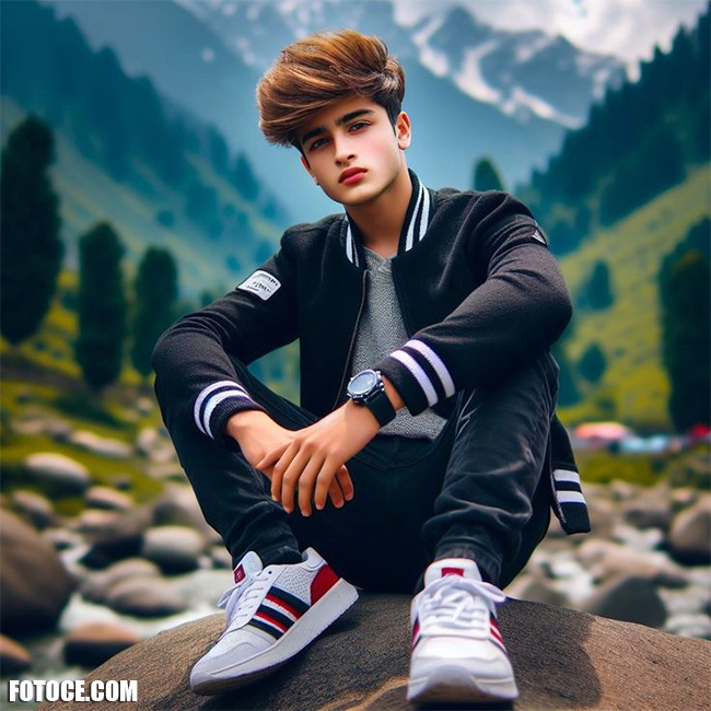 Transform Your Face into a Handsome Young Man in Nature
