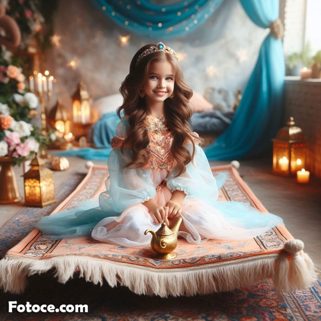 Transform into Aladdin's Princess with Our Face-Swap Tool