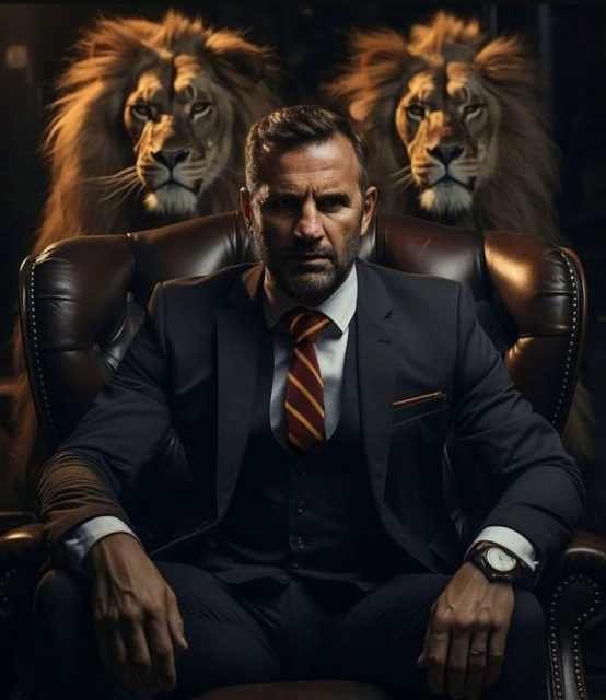 Become the King on the Lion Throne with Face Swap Power
