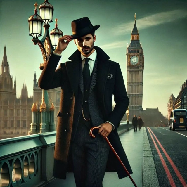 Experience Classic London Style as an Elegant Character