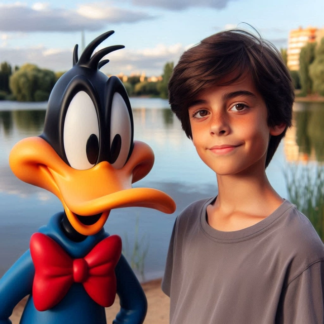 Swap Faces and Befriend Daffy Duck in the Park